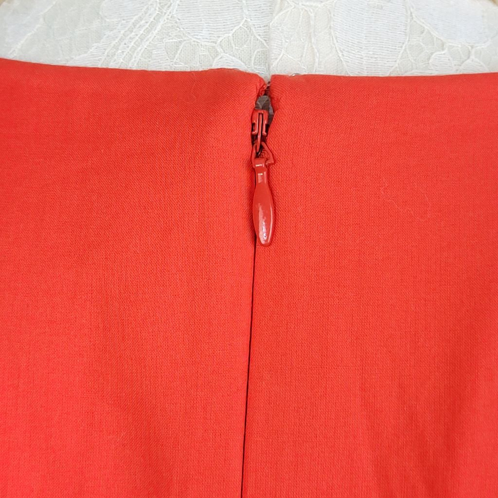 NYDJ Fit & Flare Jeweled Sleeveless Dress Eyelet Embroidered Skirt Slimming 6 - Picture 13 of 14